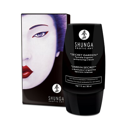 Shunga Secret Garden Clitoral Gel 1 oz - Enhance & Intensify Orgasms & Frequency