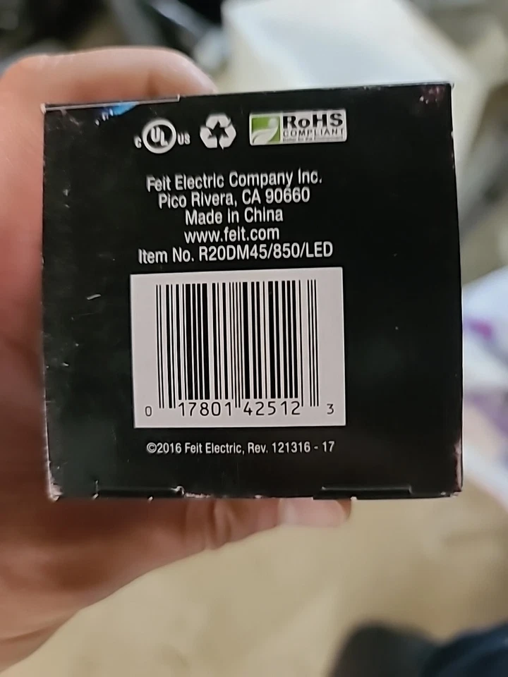 NEW Feit Electric LED Dimmable R 20 Reflector 45 W Replacement Light Bulb - Image 4 of 4