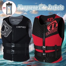 Men Women Neoprene Life Jackets Buoyancy Aid Jet Ski Swimming Surfing Life Vest