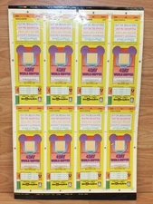 Vintage Lithocraft Studios WDW Disney 4-Day Child World Hopper Ticket Proof READ
