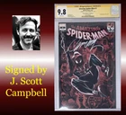 Amazing Spider-Man #1  CGC 9.8 (2022) Marvel, Signed by J. Scott Campbell!