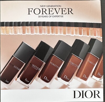 Dior Forever Skin Glow Foundation New Sample Package Warm Neutral Shades 24 hr