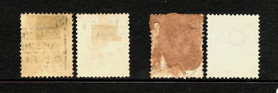 4x Nederland Queen Wihelmina, 1924 5 & 10c, 2x Different Shades, FU - Image 2 of 2