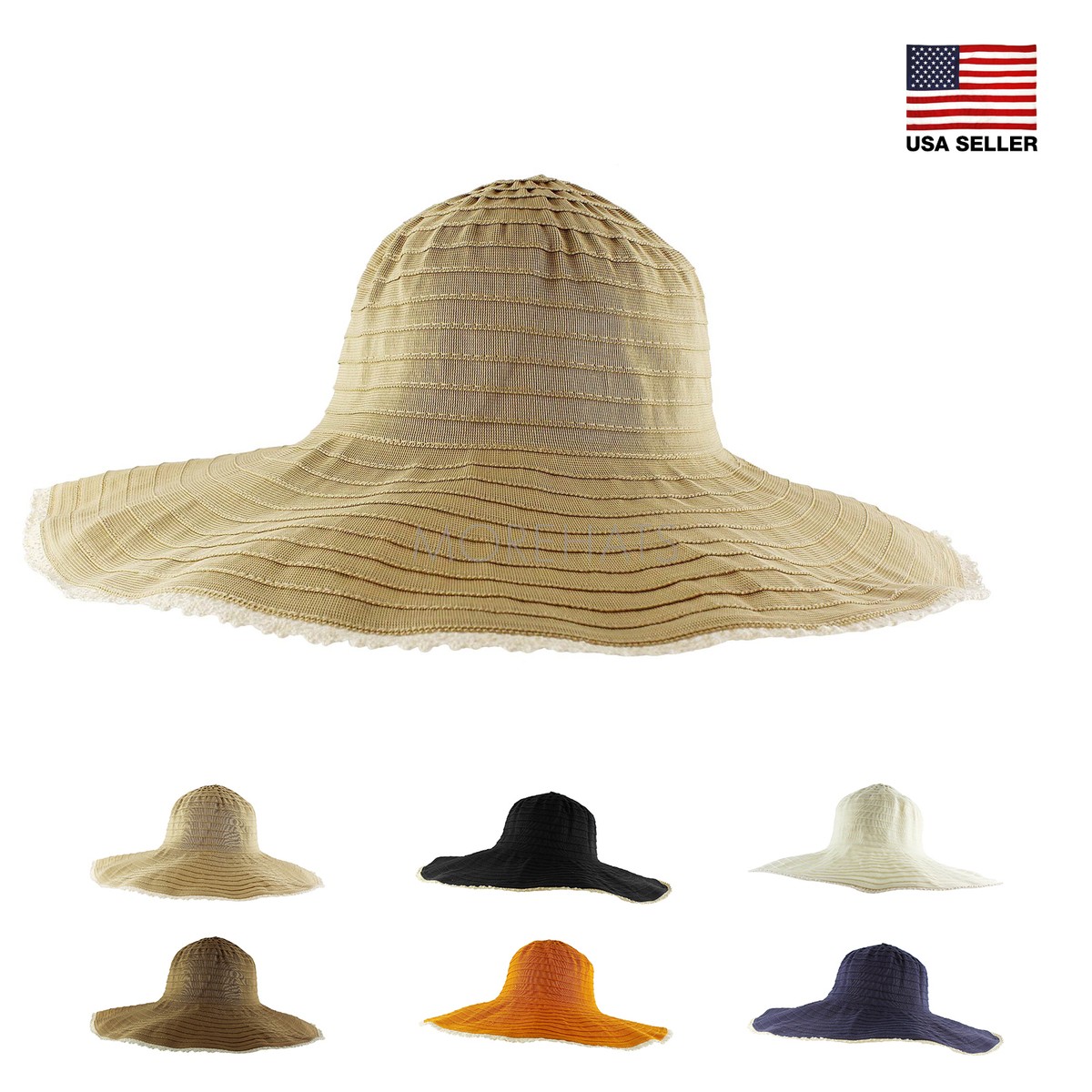 Women\'s Lace Sun Hat Large Wide Brim Foldable Travel Beach Vacation Lace Trim Wide Floppy Large Brim Sun Beach Packable Spring  main image 2
