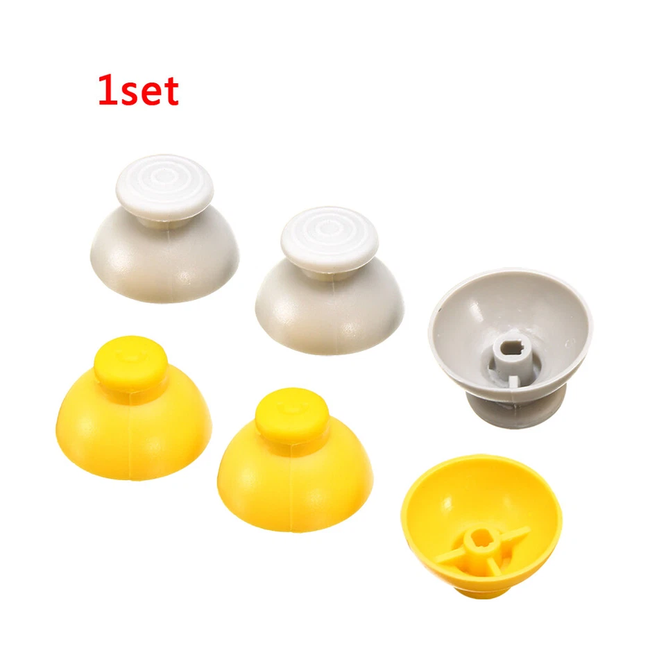 3 Pair Replacement Analog Stick Thumb Caps For Nintendo Game Cube Controller - Image 2 of 4