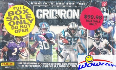 2012 Panini Gridiron Football Sealed HOBBY Box-4 AUTO/MEM-Russell Wilson RC Year