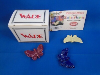 2004 Wade Whimsies Flying Flowers Butterflies from Whimsical