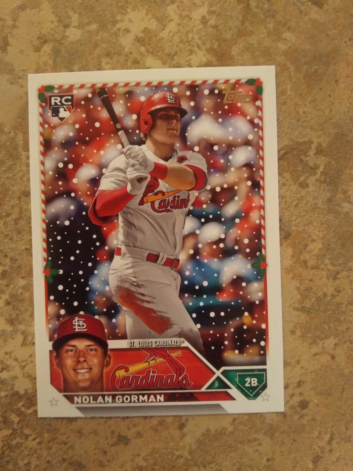 2023 Topps Holiday...Nolan Gorman #H18...RC...St. Louis Cardinals