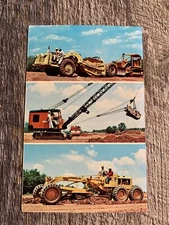 Postcard NC National School Of Heavy Equipment Operation Charlotte N.C. Crane