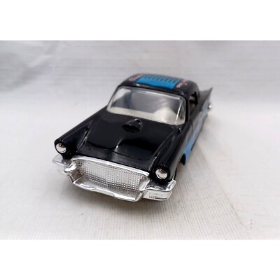 Junye Toys Ford Thunderbird Classic Team Black Pull Back Plastic