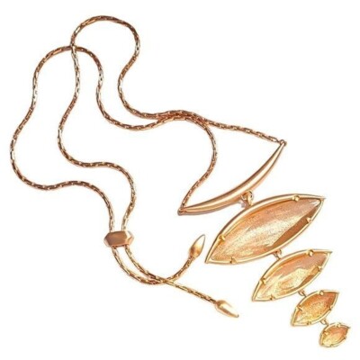 Kendra Scott Gold Dust Morris Rose Gold Adjustable Necklace