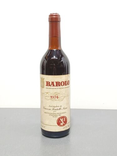 Vino 1974 Barolo Giacosa Fratelli Neive bott..0,72 cl - Photo 1/15