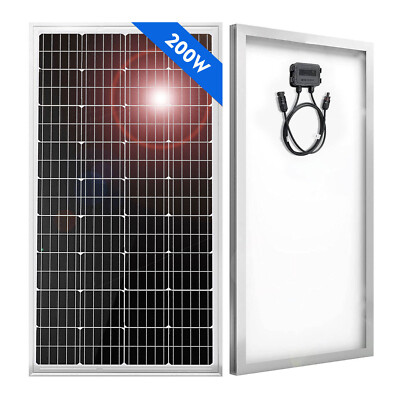 200W Solarpanel Off-Grid System Monokristallin Solarmodule für Wohnmobil Camping