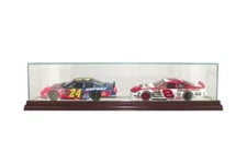 NASCAR 1/24 Double Diecast Display | Model Car Display Case UV Protected Glass