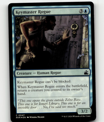 FOIL - MTG Keymaster Rogue 47 - Ravnica Remastered