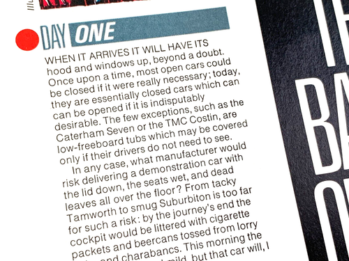 RELIANT SCIMITAR SS1 1600 - FRAMEABLE ORIGINAL CAR PRESS 9 DAY ROAD TEST REVIEW - Picture 4 of 5