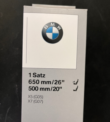 Genuine BMW G05 X5 Wiper Blades F95 X5M G06 F96 X6 X6M G07 X7
