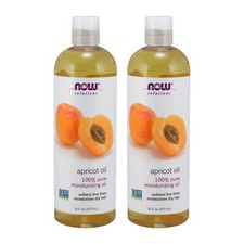 2x Bottles NOW 100 Pure Natural Essential Base Carrier Oil 16 oz USA made