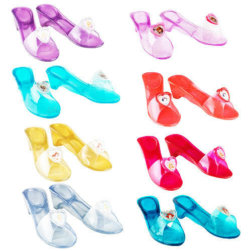 Disney Jelly Shoes Girls Fancy Dress Fairytale Princess Kids Childs  Accessories | eBay