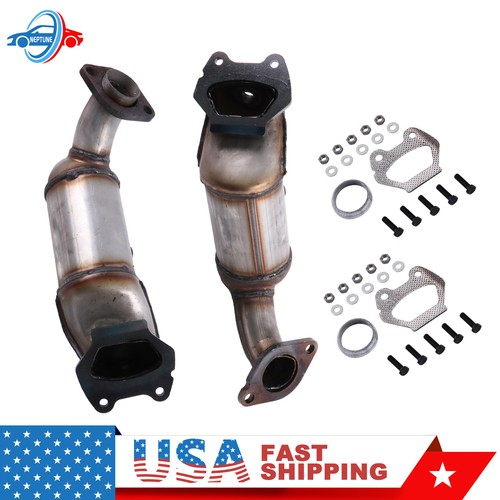 Front LH & RH Catalytic Converter For Dodge Grand Caravan Chrysler Town Country - Bild 1 von 12