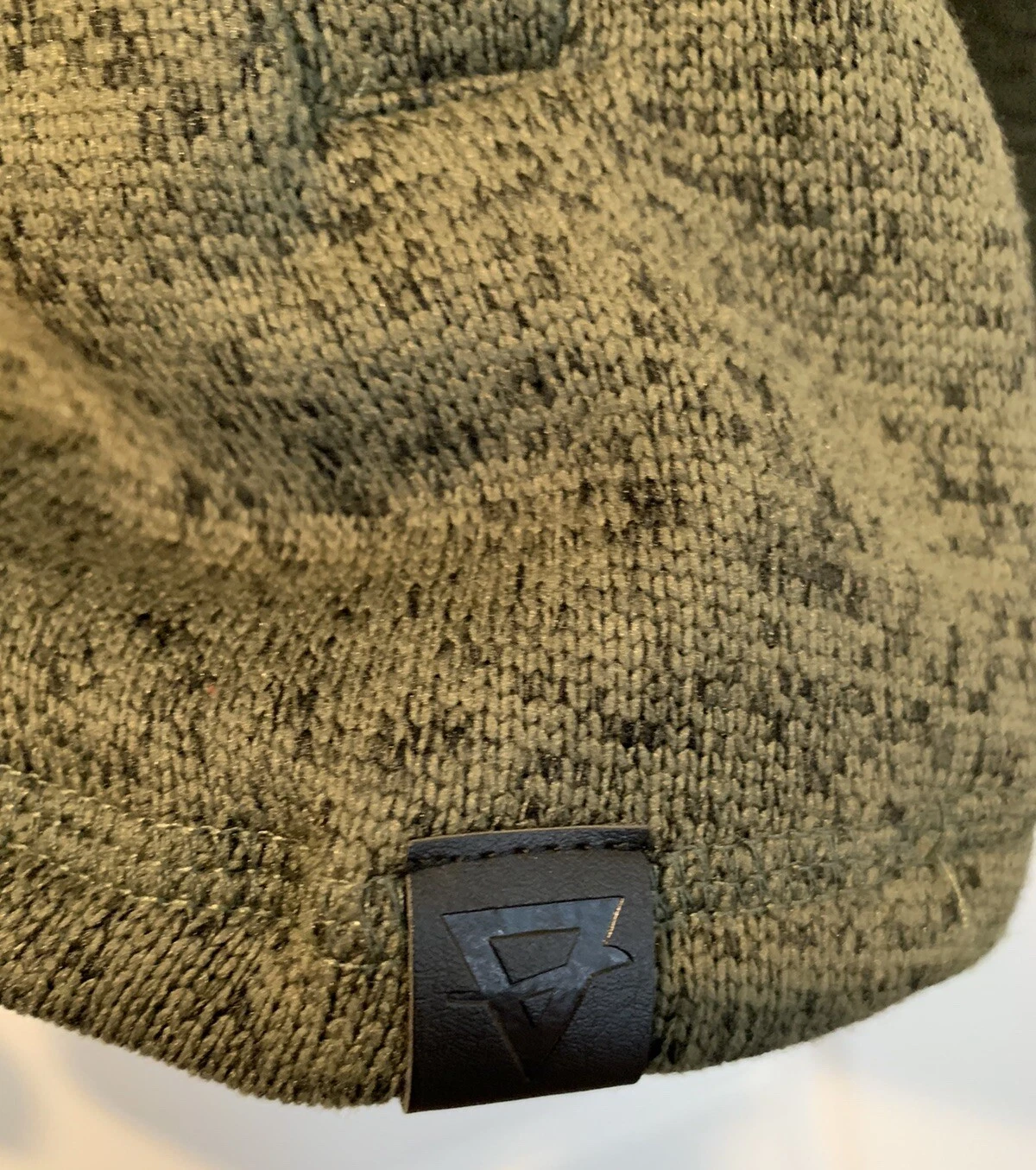 VETEMENTS LIV Outdoor Maglione Uomo Full Zip Felpa Pile Verde Oliva Profondità Profonda Tg Med