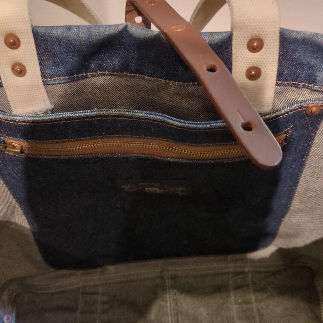 RRL RALPH LAUREN DENIM TOTE BAG MEN COLOR BLUE MATERIAL RRL RALPH LAUREN DENIM TOTE BAG MEN COLOR BLUE MATERIAL