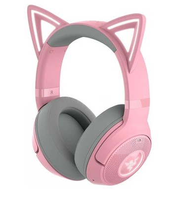 Razer Kraken Kitty V2 BT Quartz Edition Wireless Bluetooth RGB Headset With Kitt