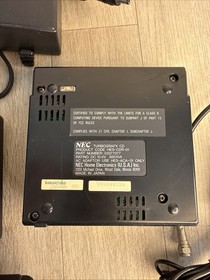 NEC Turbo Grafx 16 Turbo CD & Console SET