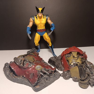 MARVEL X-Men Wolverine diamond Select  Actionfigur + sentinel diorama toy biz