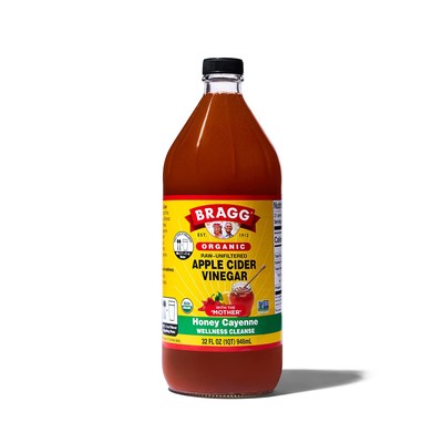 Bragg Organic Apple Cider Vinegar Honey Cayenne Wellness Cleanse With 