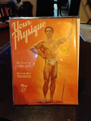Joe Weider YOUR PHYSIQUE Bodybuilding Magazine A. FERRERO MAY 1947 VOL 7 NO 2
