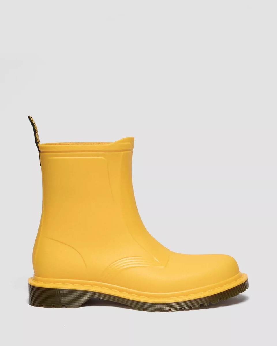 Dr. Martens 1460 Rain Boots Waterproof Shoes Yellow | eBay