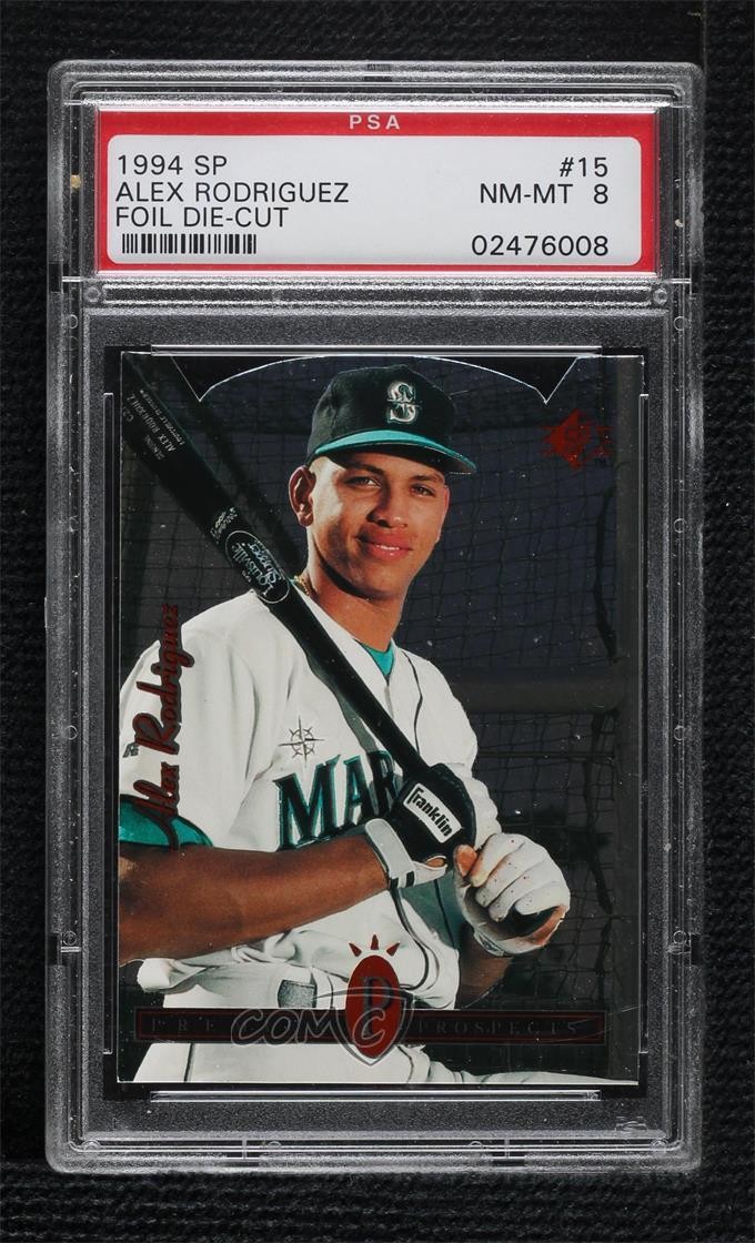 1994 Upper Deck SP Premier Prospects Die-Cut Alex Rodriguez PSA 8 Rookie RC 0q4x