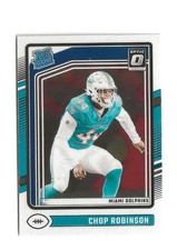 2024 Panini Donruss Optic Chop Robinson RC #219 Miami Dolphins