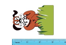 NES Duck Hunt Laughing Mocking Dog Water Resistant Sticker
