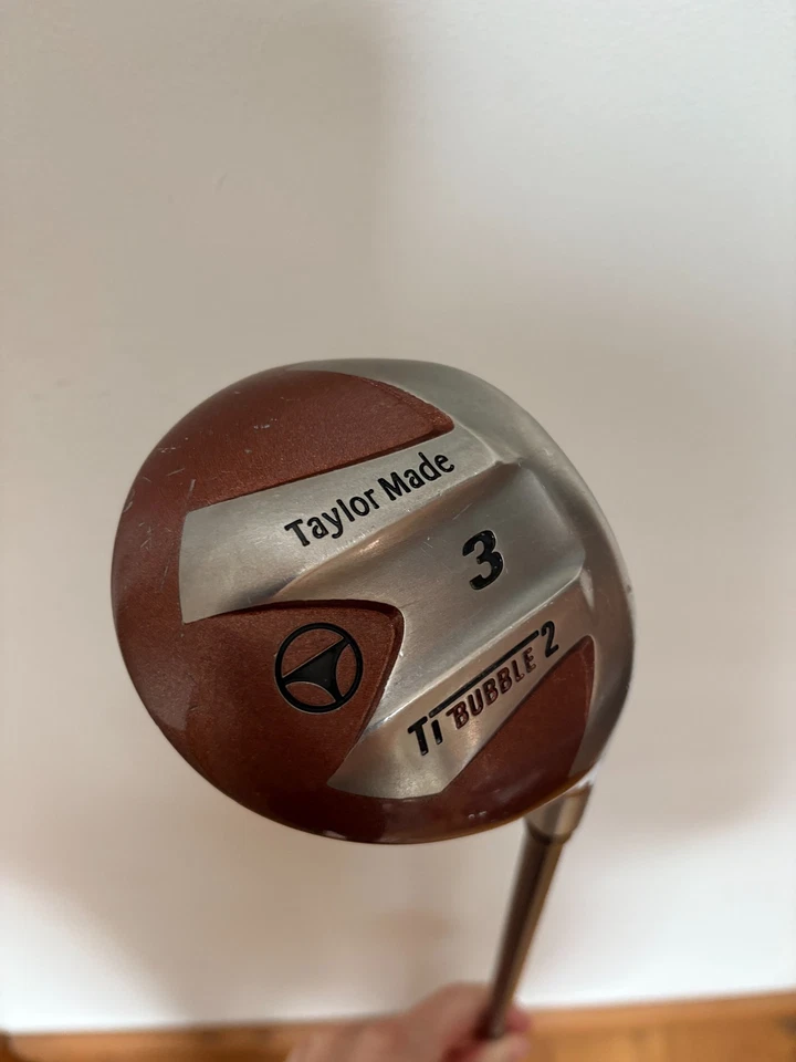 TaylorMade Ti Bubble 2 3-Wood Golf Club R-80 Regular Flex Graphite Shaft RH - Image 2 of 4
