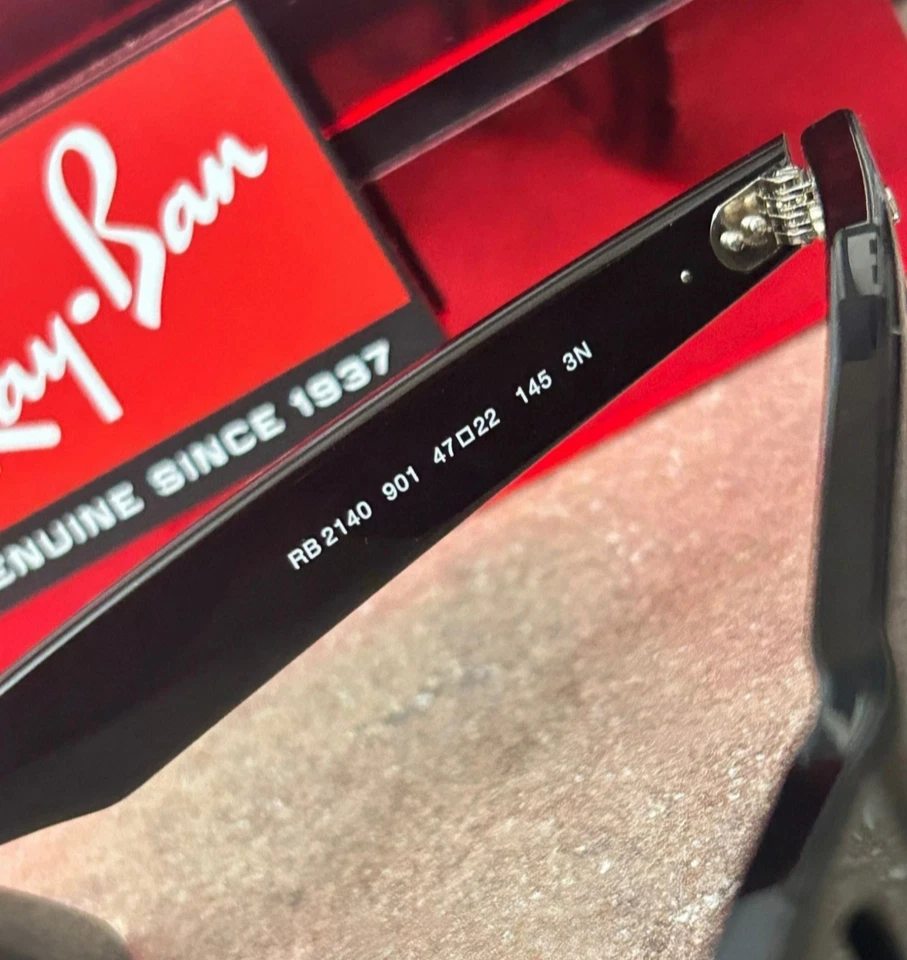 Ray-Ban Original Wayfarer Classic2140/901 taglia 47:22 Vetro/Verde G 15  - Image 4 of 4