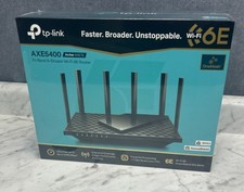 NUEVO TP-Link Archer AXE75 AXE5400 Tri-Band 6-Stream Wi-Fi 6E Router Negro