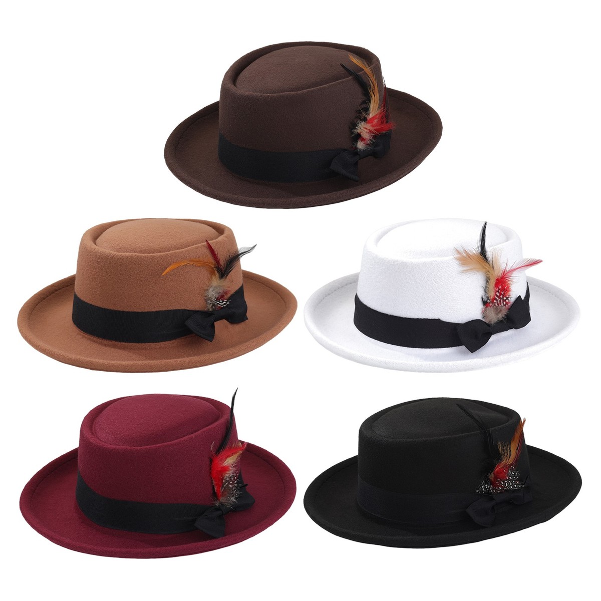 Wide Brim Fedora Felt Panama Fedora Hat Wool Fedora Hat Felt 