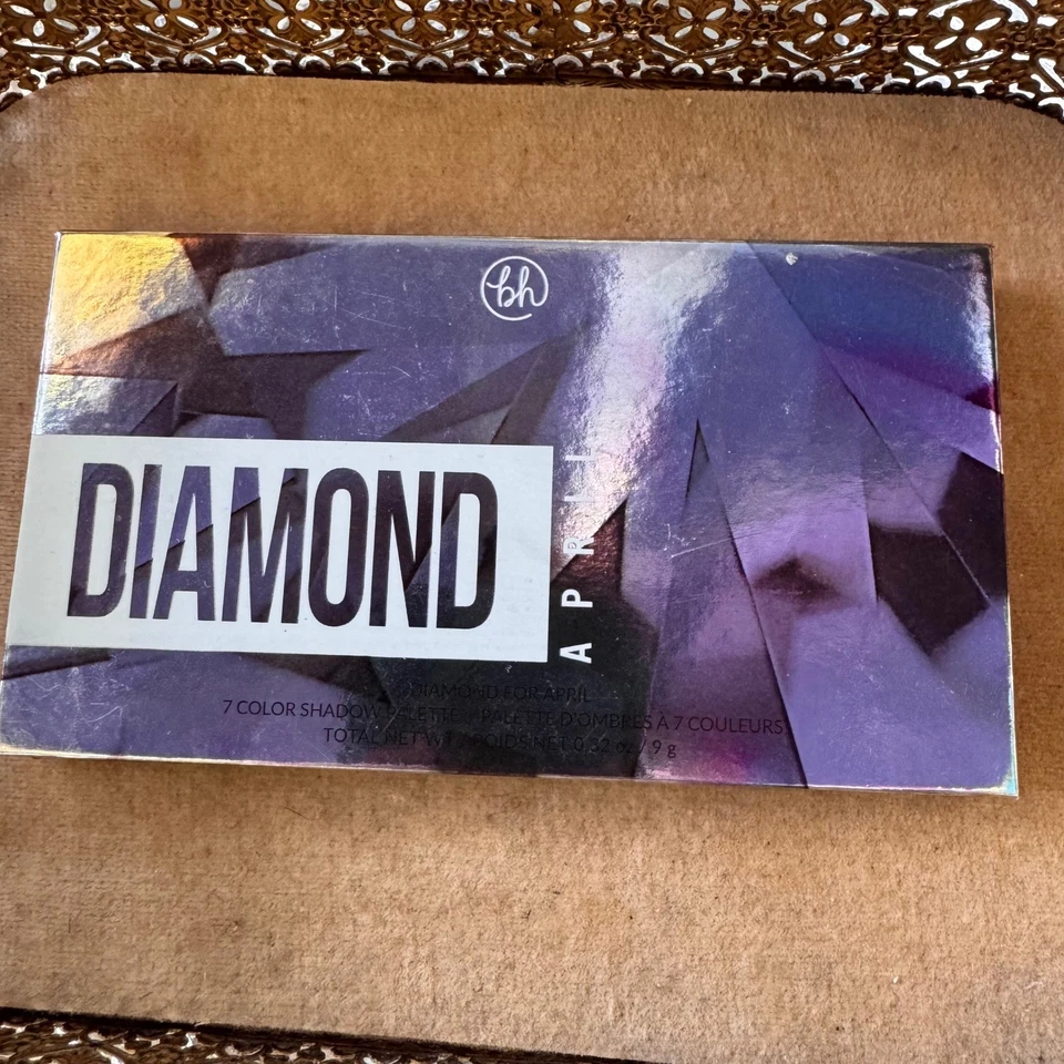 BH Cosmetics Diamond For April Eyeshadow Palette 7 Color Shimmers Glitters - Image 3 of 4