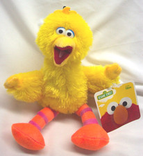 Sesame Street BIG BIRD 10" Plush STUFFED ANIMAL Toy NEW w/ TAG