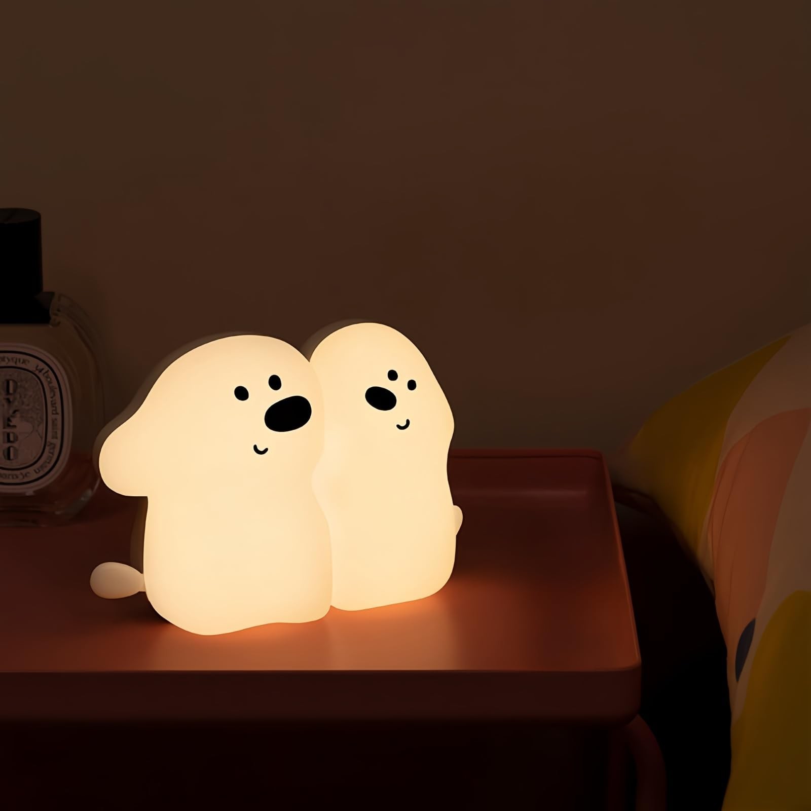 Lampe pour animal de compagnie et veilleuse pour chien nomade sans fil