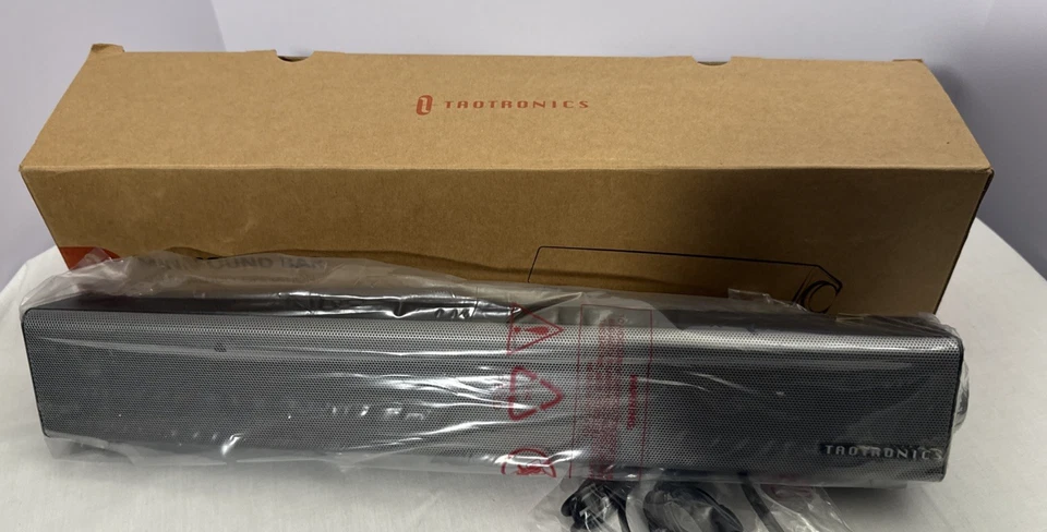 TaoTronics Computer Lautsprecher kabelgebunden/kabellos Mini Soundbar neu im Karton - Bild 3 von 4