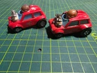 2 x Vintage Matchbox Superfast no 14 Mini Ha Ha 1975 Classic Mini Toy Car Lesney
