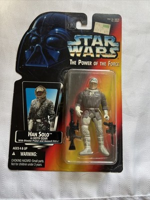 Kenner Star Wars HAN SOLO in HOTH GEAR Power Of The Force 3.75  Figure 1995 POTF