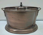 Vintage Art Deco 2 Bottle Wine Chiller All Copper