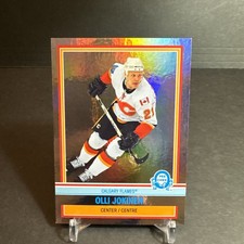 2009 O-Pee-Chee RETRO RAINBOW FOIL Hockey #495 Olli Jokinen FLAMES 85/100 EX/NM