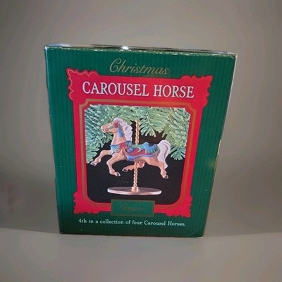 Hallmark 1989 Christmas Carousel Horse ''Ginger''- 4th in Collection of 4