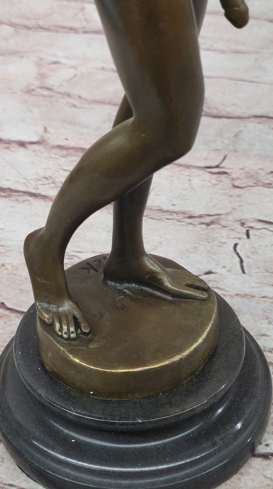 BRONZE STATUE--MALE NUDE--GAY INTEREST---BODYBUILDER MUSCULAR ART DECO SCULPTURE