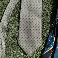 Gold Vintage Silk Neck Tie